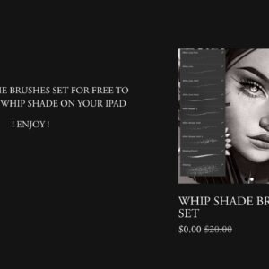SET DE PINCELES WHIP SHADE PARA PROCREATE